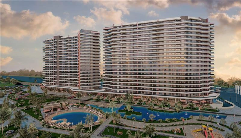 Новая резиденция с бассейнами и торговым центром, Стамбул, Турция