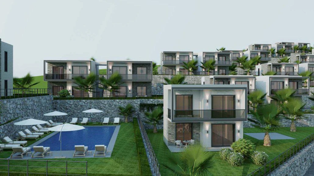 Новый жилой комплекс с бассейнами, зелеными зонами и торговым центром, Бодрум, Турция