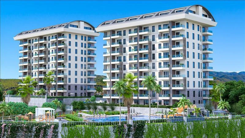 Новая резиденция с бассейнами и спа-комплексом, Алания, Турция