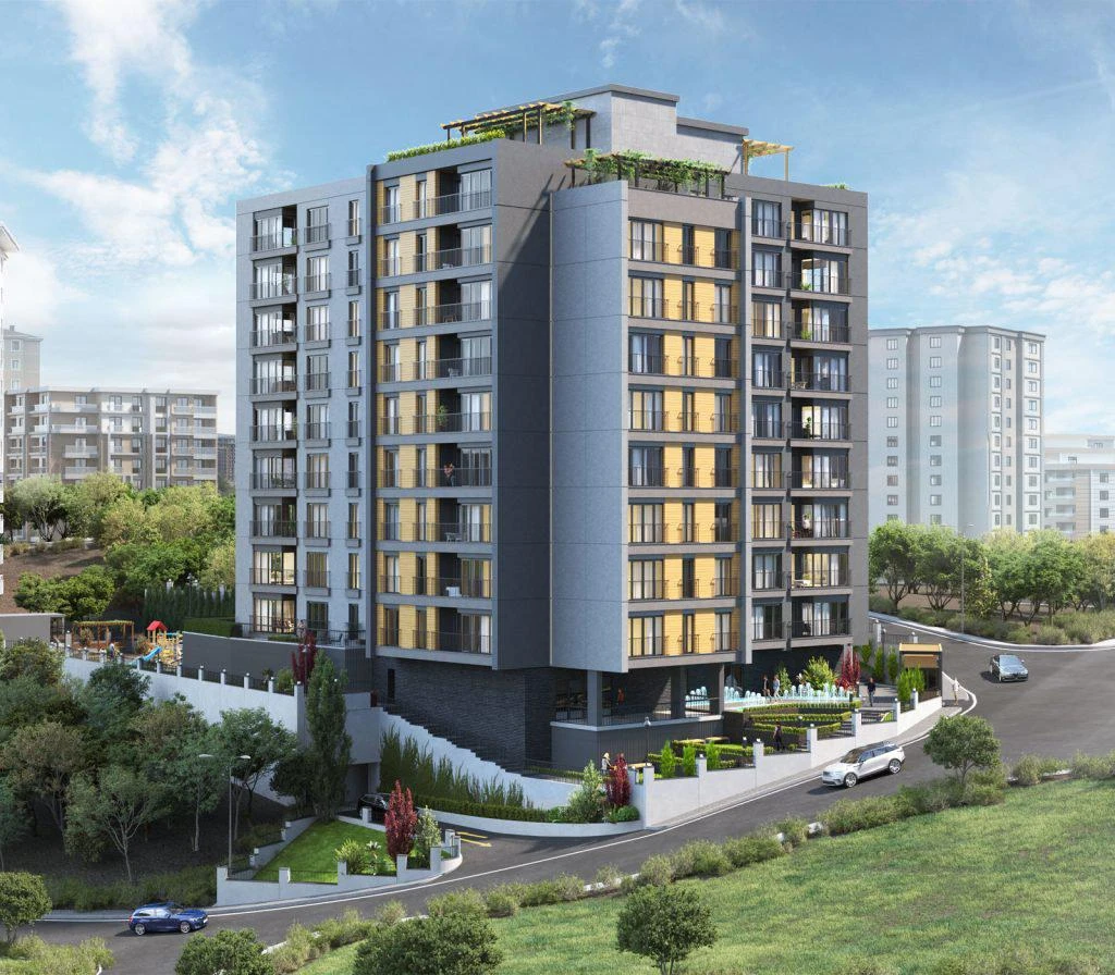 Апартаменты для семейного отдыха, с парком и детскими площадками, Кягытхане, Стамбул, Турция