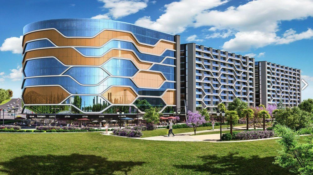 Жилой комплекс с видом на сад и парк, недалеко от торговых центров и университетов, Кючюкчекмедже, Стамбул, Турция