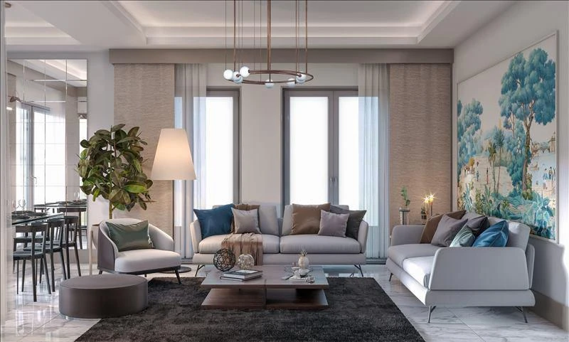 Новая резиденция с бассейнами и панорамным видом, Анталья, Турция