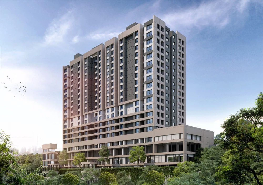 Новая охраняемая резиденция рядом со станцией метро, Стамбул, Турция