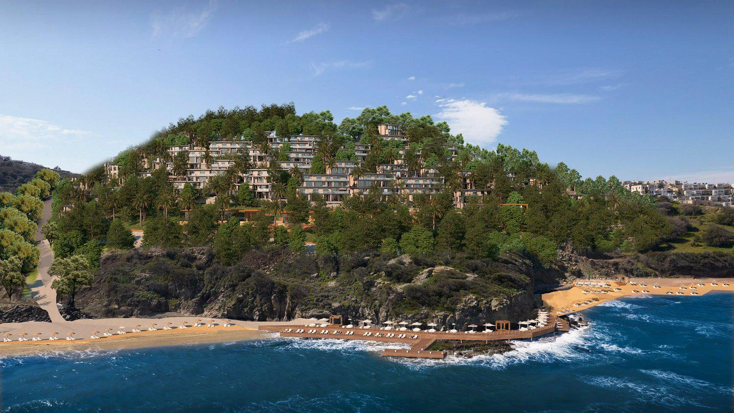 Резиденция Velux Yalikavak с пляжем и причалом в спокойном живописном районе, Ялыкавак, Бодрум, Турция