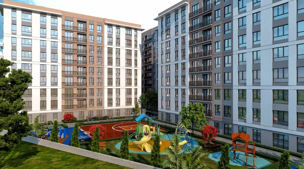 Новая резиденция с бассейнами и зелеными зонами в престижном районе, Стамбул, Турция