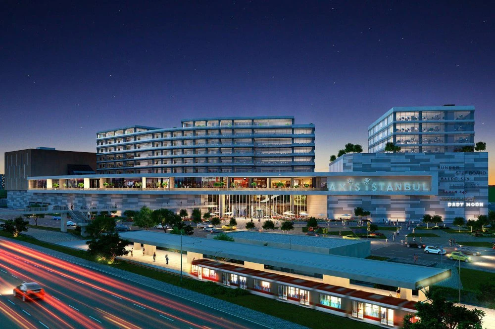 Квартиры с живописным видом в резиденции с ресторанами и кинотеатром, в центре Стамбула, Турция