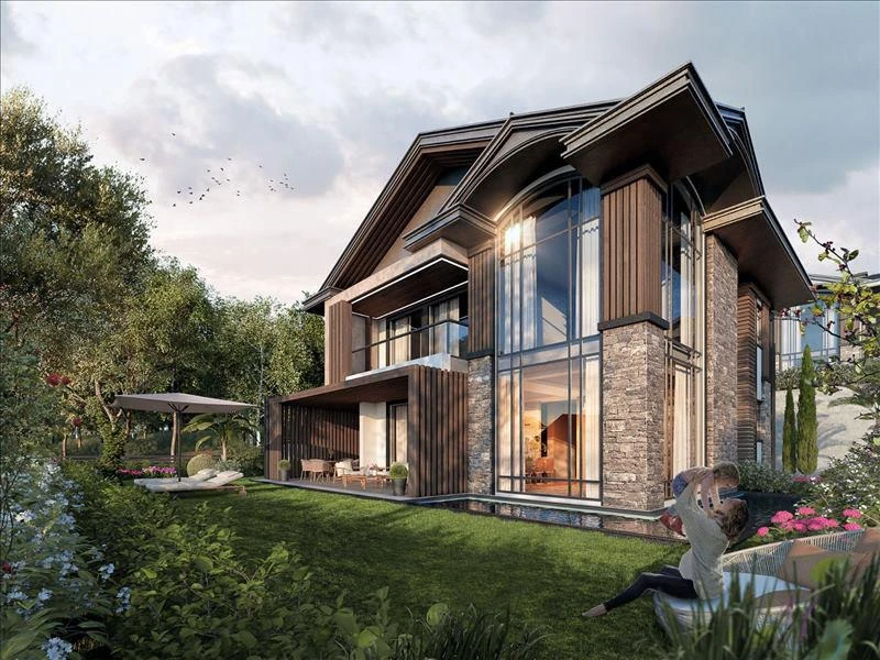 Комплекс качественных вилл с садами рядом с озером и автомагистралями, Коджаэли, Турция