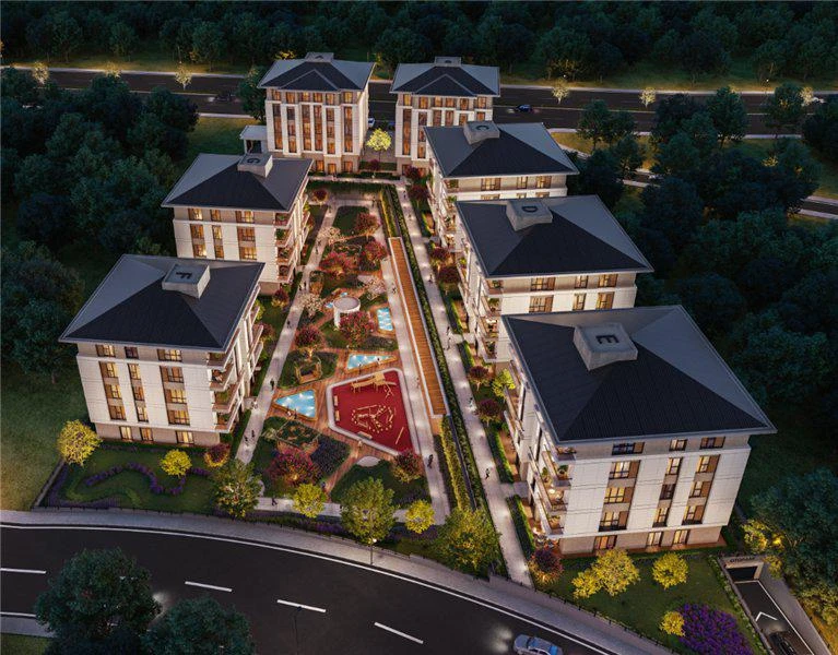 Новая резиденция с бассейнами в центре Стамбула, Турция