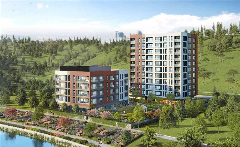 Новая резиденция с круглосуточной охраной и конференц-залами рядом с автомагистралью и станцией метро, Стамбул, Турция