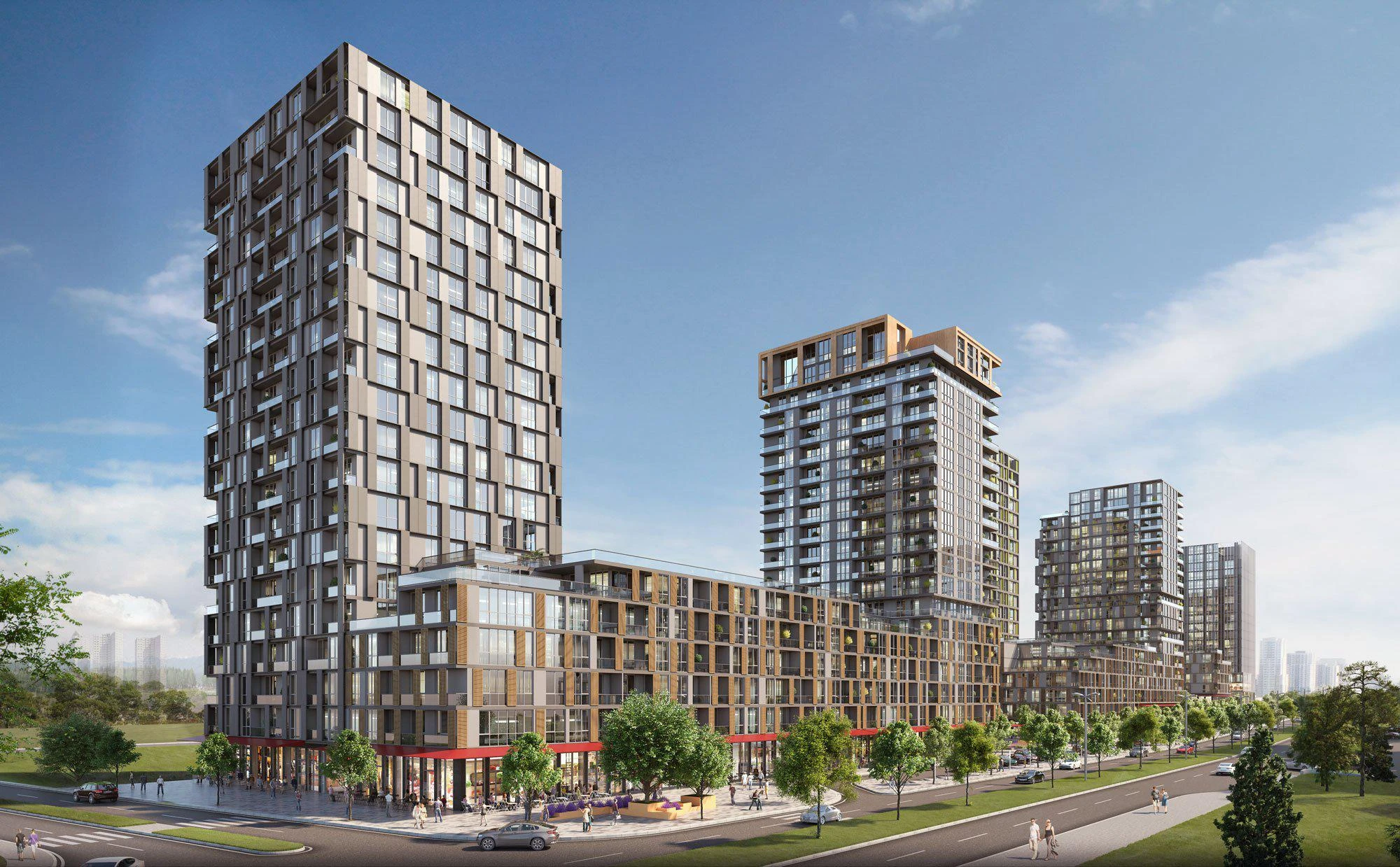 Новые квартиры в резиденции с бассейнами, фитнес-центром и ресторанами, Стамбул, Турция