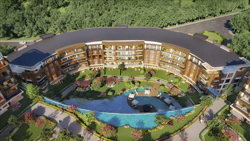 Элитная резиденция с бассейнами и красивыми зелеными зонами, Коджаэли, Турция