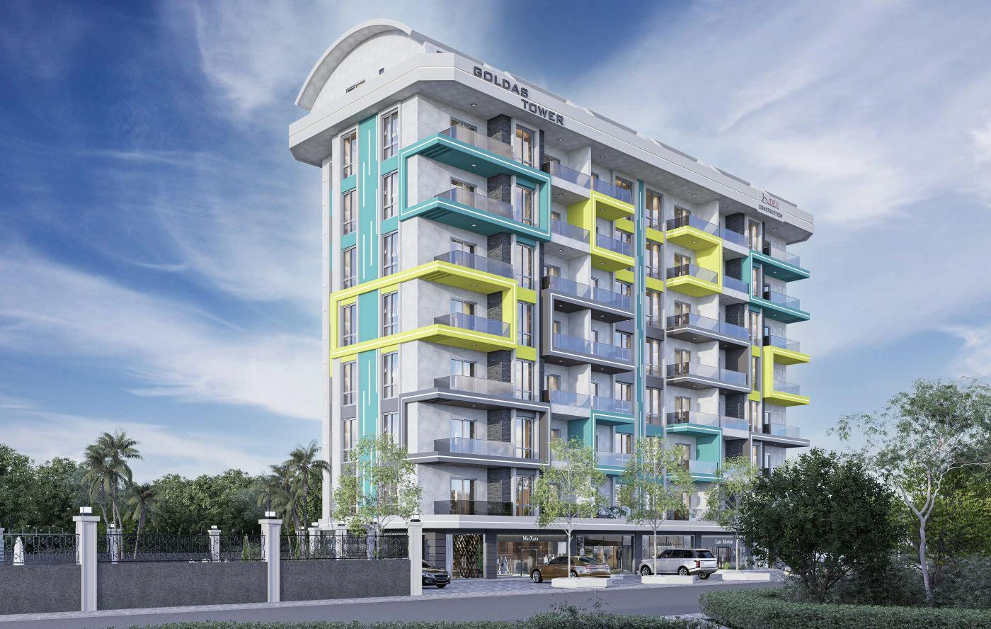 Жилой комплекс с видом на море и горы, в курортном районе с развитой инфраструктурой, Паяллар, Алания, Турция