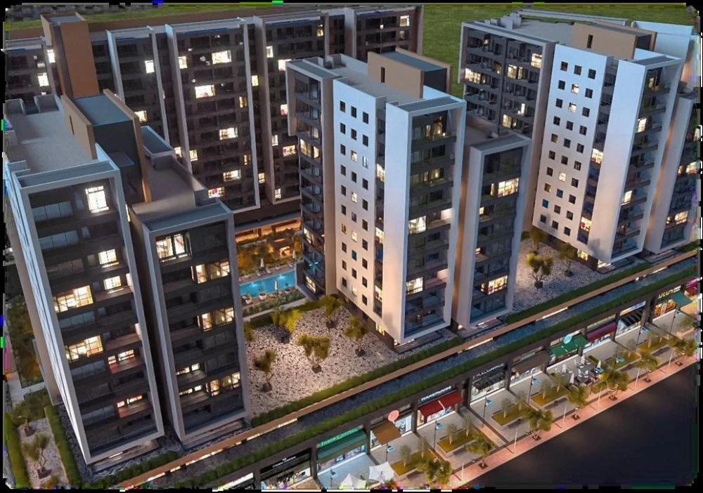 Новый жилой комплекс Terra Manzara с бассейнами и живописным видом недалеко от моря и исторического центра города, Анталья, Турция