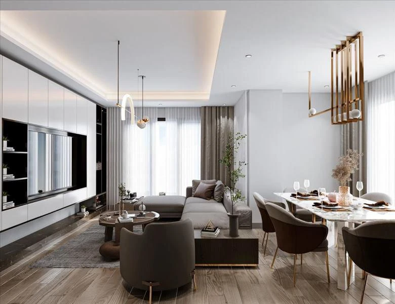 Новая резиденция с круглосуточной охраной и зеленой зоной рядом с пляжем и станцией метро, Стамбул, Турция