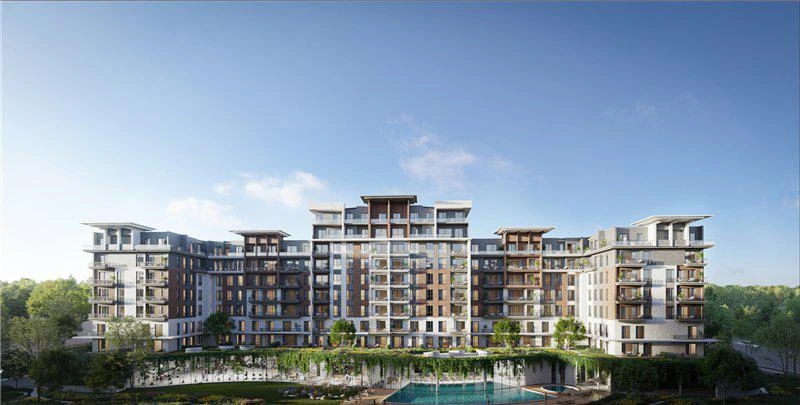 Новая резиденция с бассейнами и круглосуточной охраной, Коджаэли, Турция