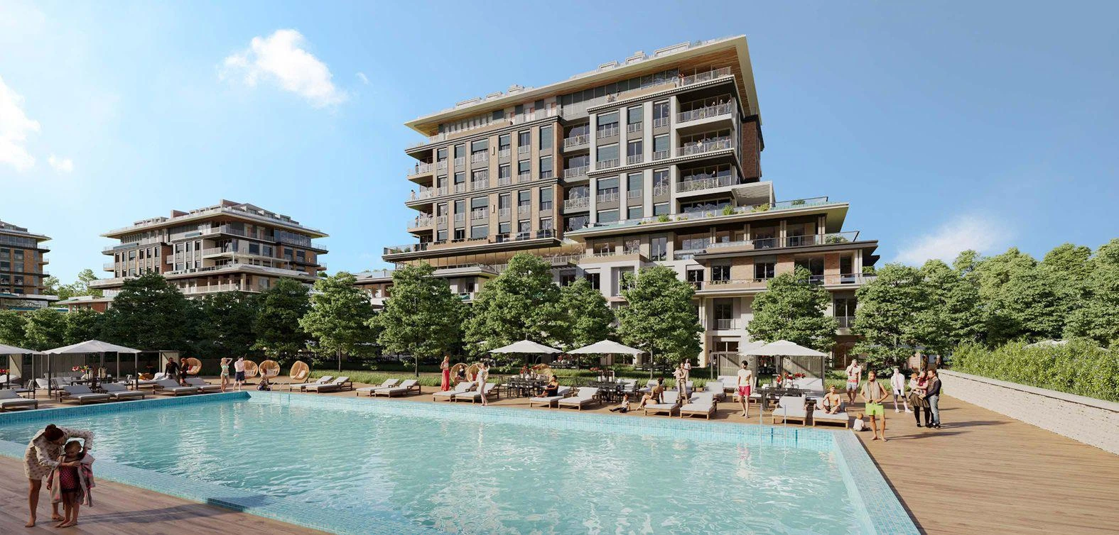 Новый жилой комплекс на побережье Мраморного моря в Тузле, Стамбул, Турция