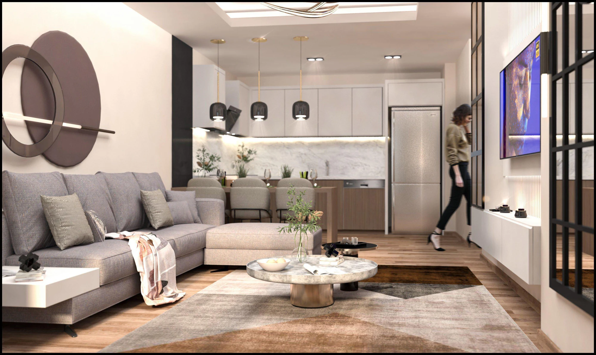 Жилой комплекс с бассейном, 250 метров до моря, Эрдемли, Мерсин, Турция