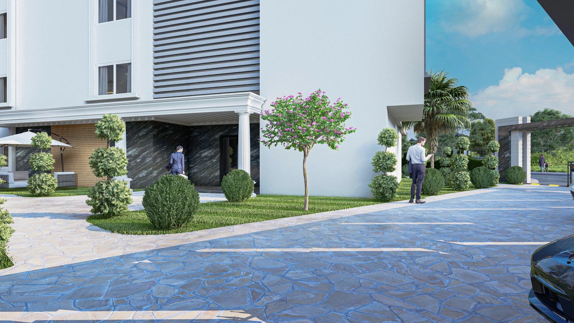 Апартаменты в комплексе с развитой инфраструктурой, 900 м до моря, Демирташ, Турция