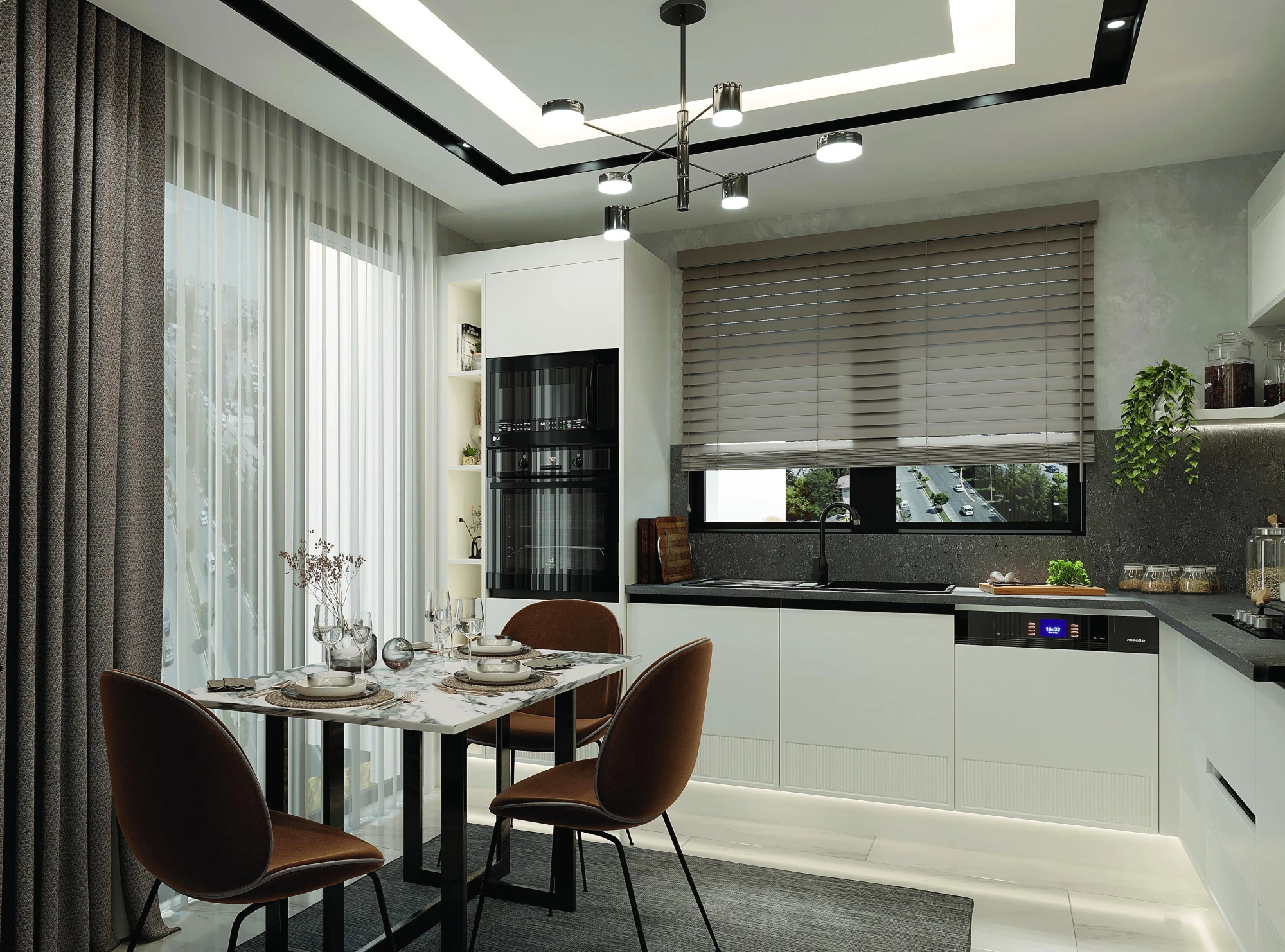 Жилой комплекс с тремя бассейнами, спа-зоной и спортивными площадками, Дёшемеалты, Анталья, Турция